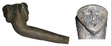 Pipe � effigie (Une description d�taill�e accompagne l'agrandissement de l'image)