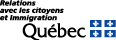 Relations avec les citoyens et Immigration Qu�bec's logo
